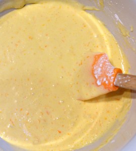 Bake up a light-as-air & delicious Orange Sponge Cake, finished with bright, orange glaze & grated orange peel. Perfect for a celebration! at littlemisscelebration.com