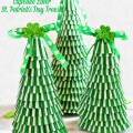 Make some fun, fast, & easy Cupcake Liner St. Patrick's Day Trees for the leprechauns! Change up the toppers and use these right through spring. At littlemisscelebration.com