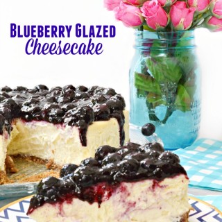 Blueberry Glazed Cheesecake