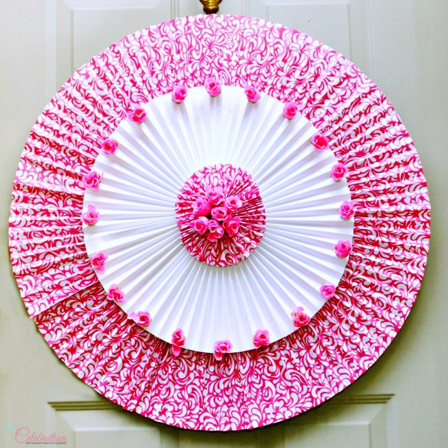 Rosy Summer Door Rosette