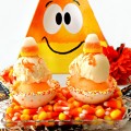 Have an ice cream treat this Halloween in a cup you eat! Edible Candy Cup Sundaes for Two are easy & fun! at littlemisscelebration.com