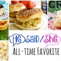 He said/she said! We pick our all-time favorite recipes to close 2015! At littlemisscelebration.com