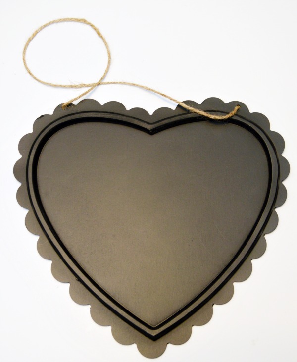Make an easy Valentine chalkboard and leave sweet messages for your family! At littlemisscelebration.com