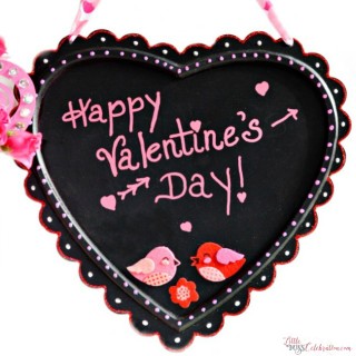 Easy Valentine Chalkboard