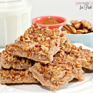 Cinnamon Pecan Squares for PinkWhen