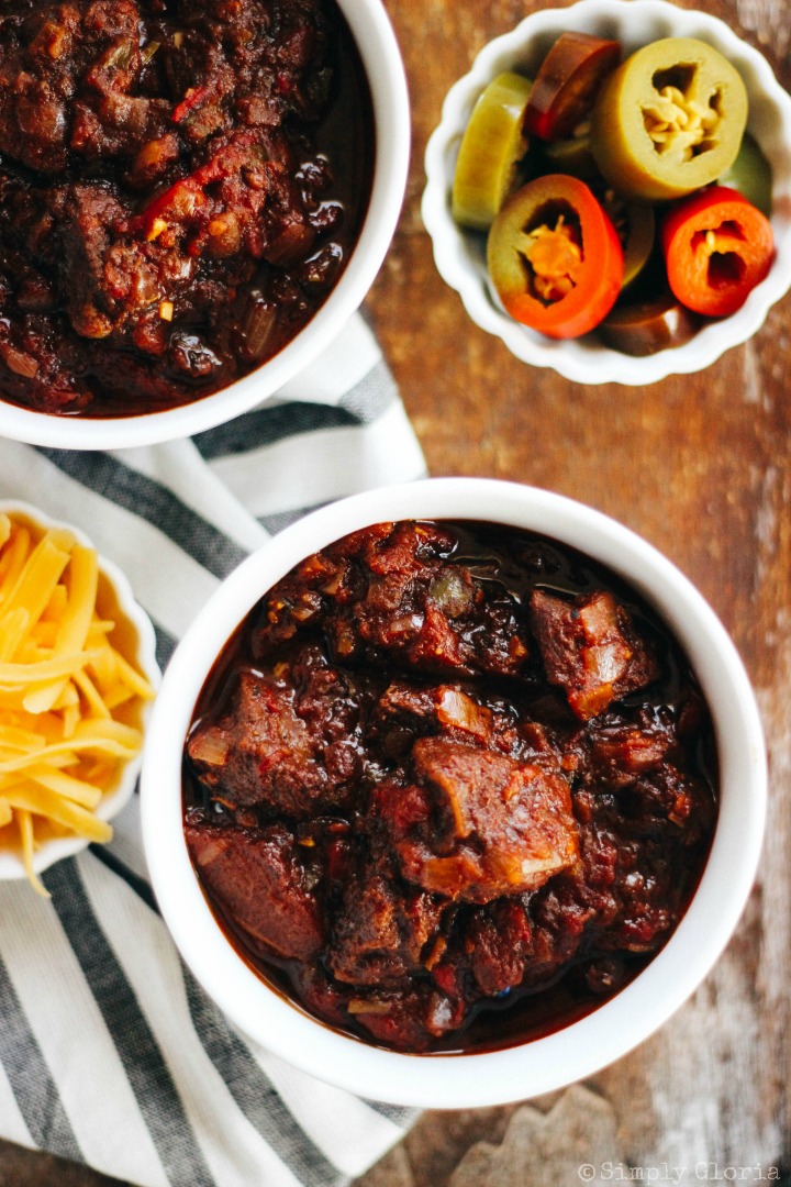 Chunky Beef Chili from Simply Gloria