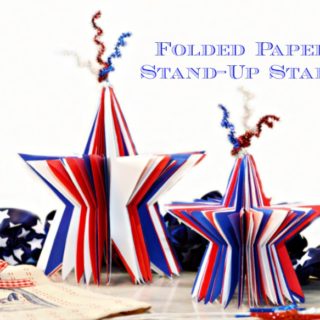 Folded Stand-Up Paper Stars