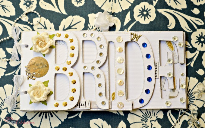 Make the bride-to-be a special book for photos & memories of the big day! Bride Book at littlemisscelebration.com