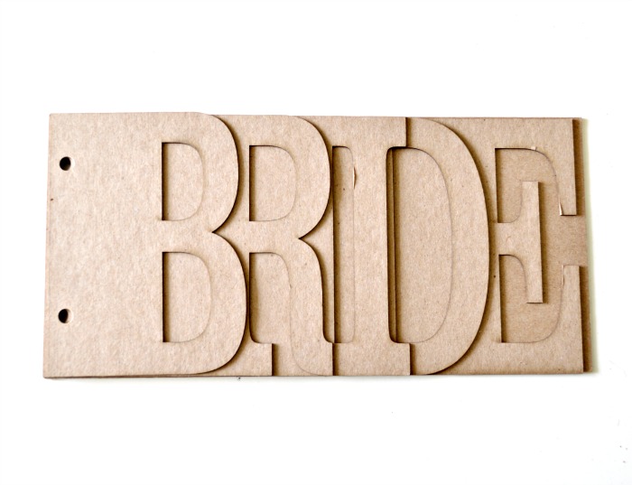 Make the bride-to-be a special book for photos & memories of the big day! Bride Book at littlemisscelebration.com