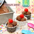 Make rich, Chocolate Sherbet with a just a few ingredients – no ice cream maker needed! littlemisscelebration.com