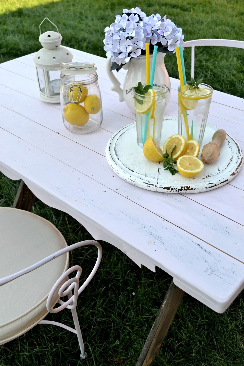 DIY Farmhouse Table for Two from Dreams Factory