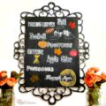 Profess your love for everything fall fabulous with this Autumn Favorites Chalkboard! at littlemisscelebration.com