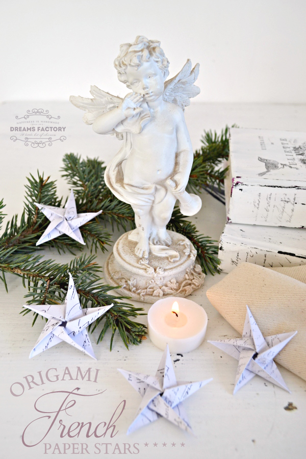 DIY {Origami} French Paper Stars from Dreams Factory