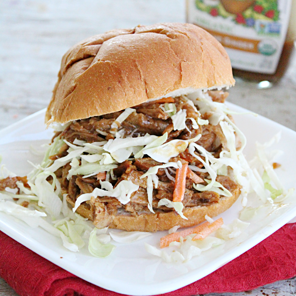 Crock Pot Sesame Ginger Pulled Pork from Table for Seven