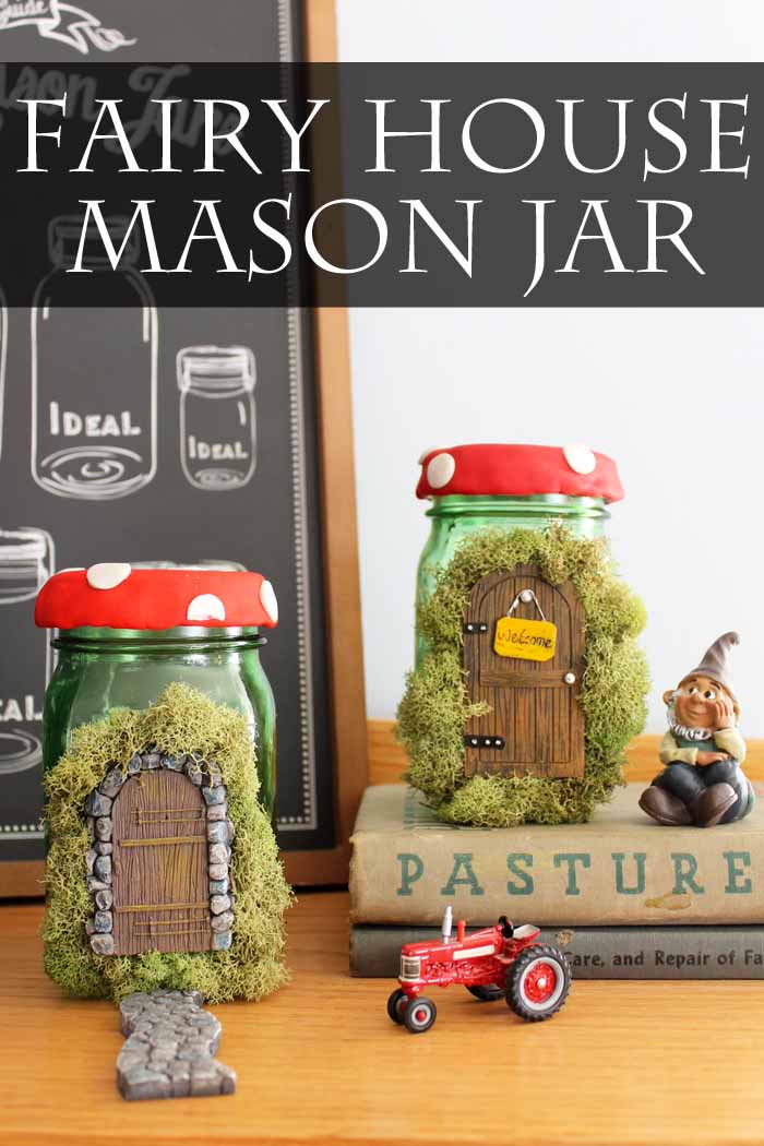 Fairy House Mason Jar from The Country Chic Cottage