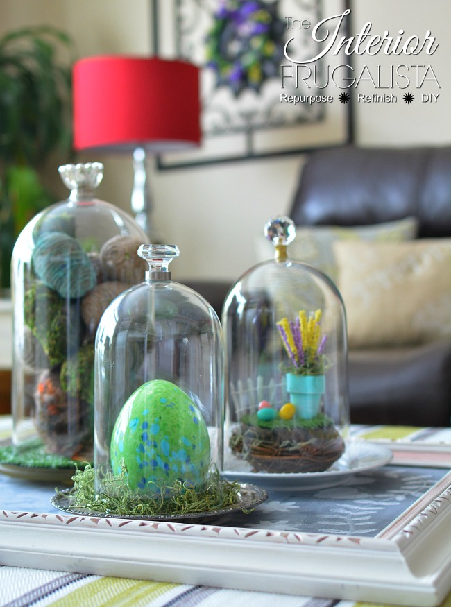 How To Make Easy and Affordable Glass Cloches from The Interior Frugalista