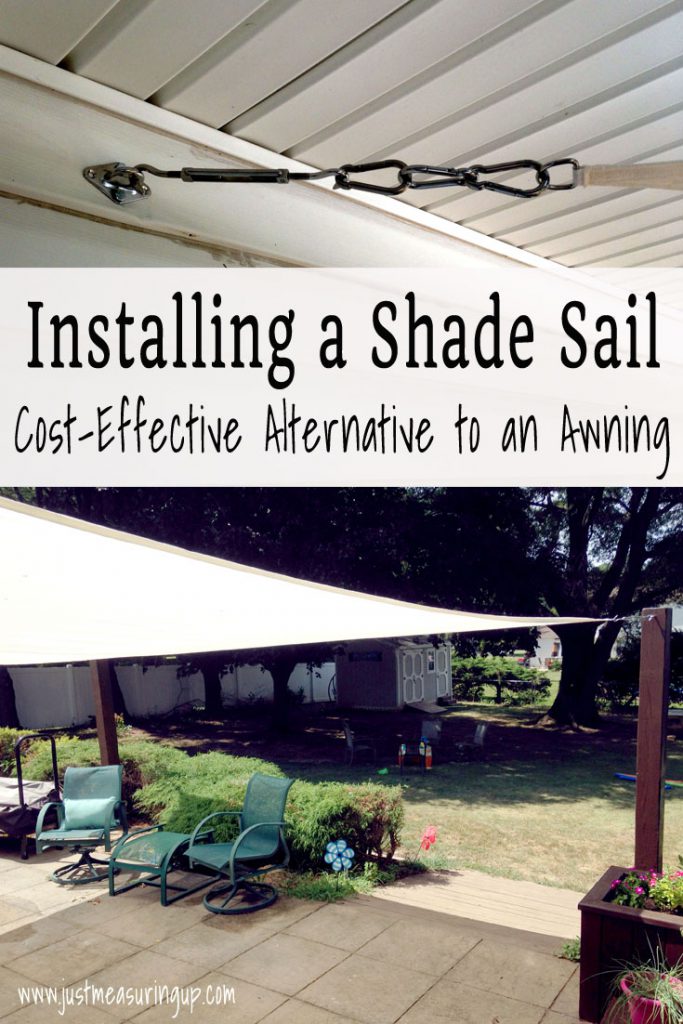 Installing a Shade Sail for the Patio from Just Measuring Up